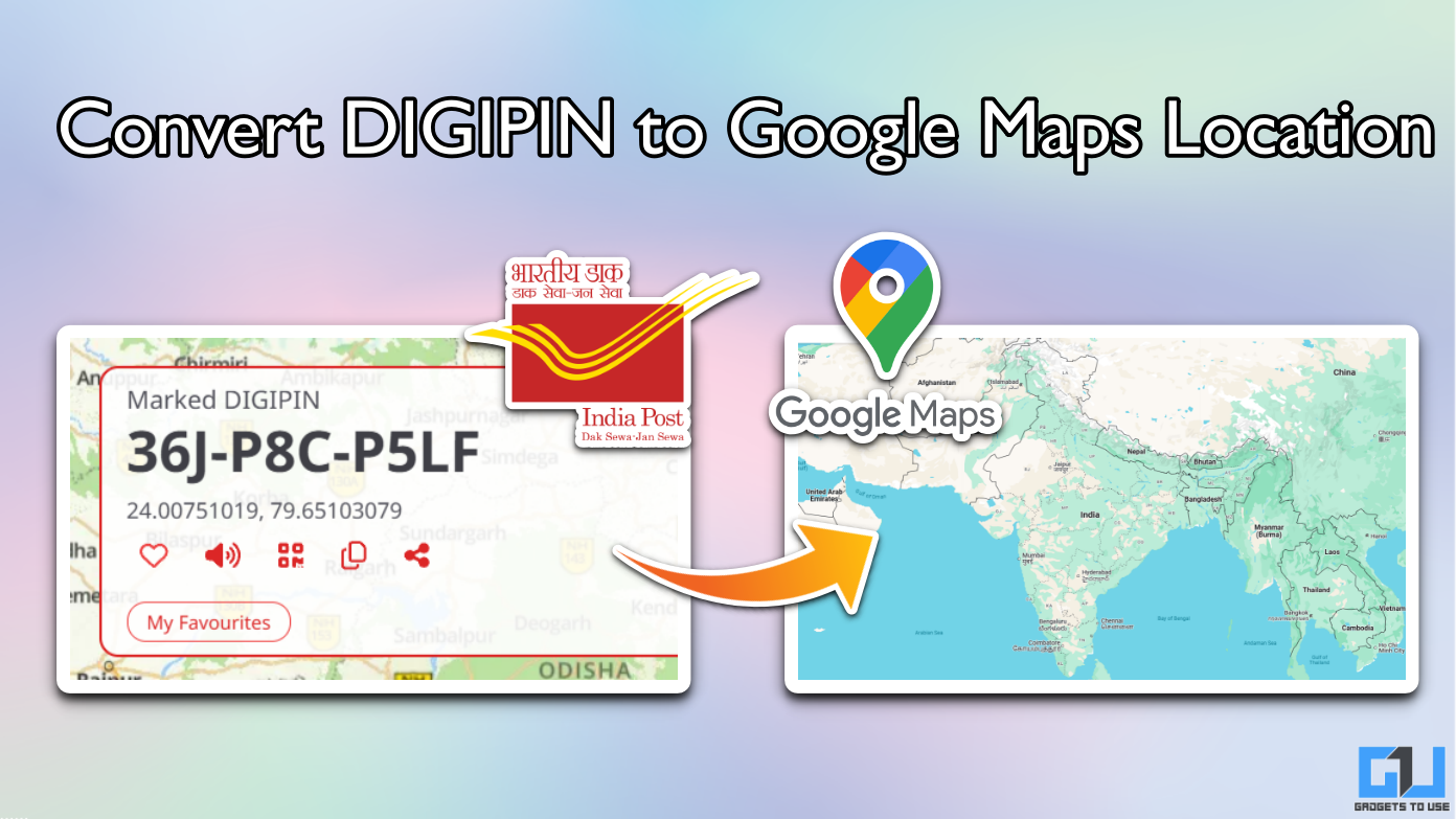 Jak převést Digipin na umístění Google Map