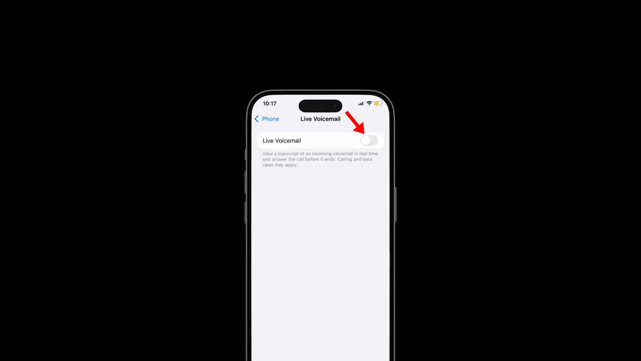 Como ativar o correio de voz ao vivo no iPhone com iOS 18