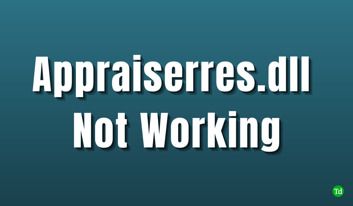 6 modi per correggere i perpraiserres.dll non funziona in Windows 11