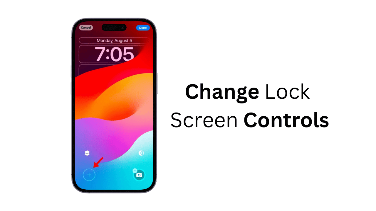 iPhoneのロックスクリーンコントロールを変更する方法は？
