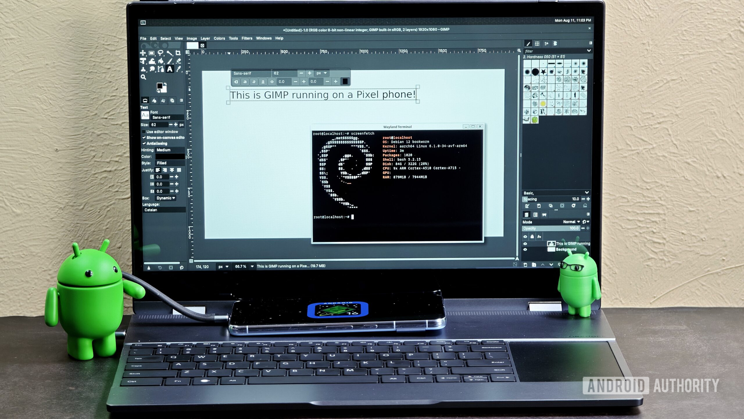 Atitativo: ¡Ejecutamos aplicaciones completas de escritorio Linux en un teléfono Android!