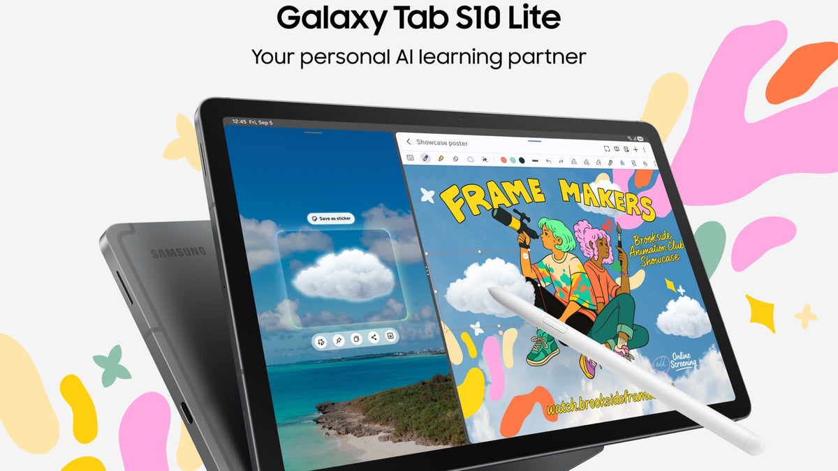 Samsung annuncia il Galaxy Tab S10 Lite, un tablet versatile che non romperà la banca