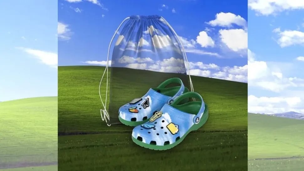 Así es como se ve 'Windows XP Crocs' de Microsoft