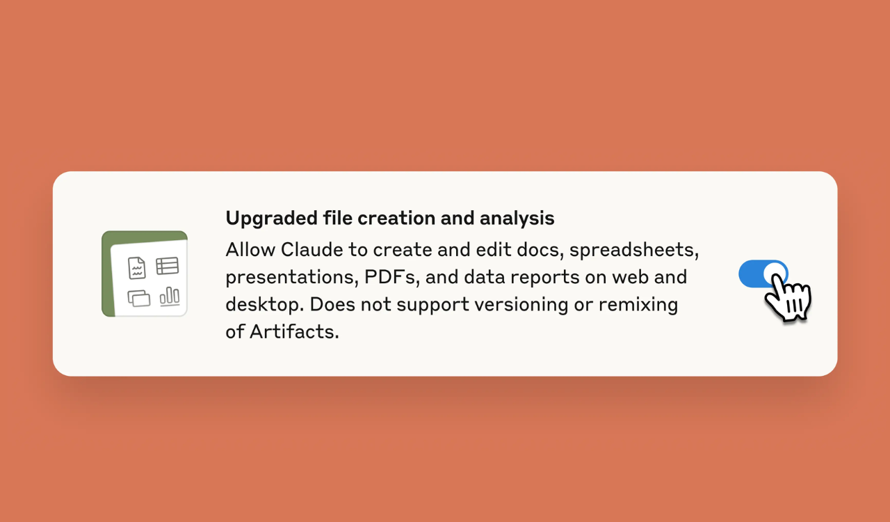 Claude ahora le permite crear y editar archivos directamente