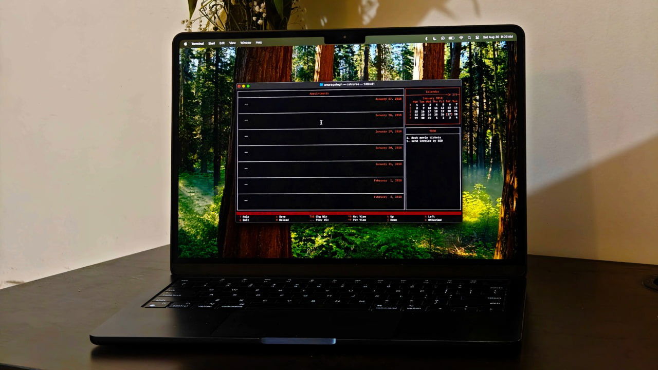 Cette application de calendrier basée sur les terminaux est assez bonne pour que je fasse tomber le calendrier Google