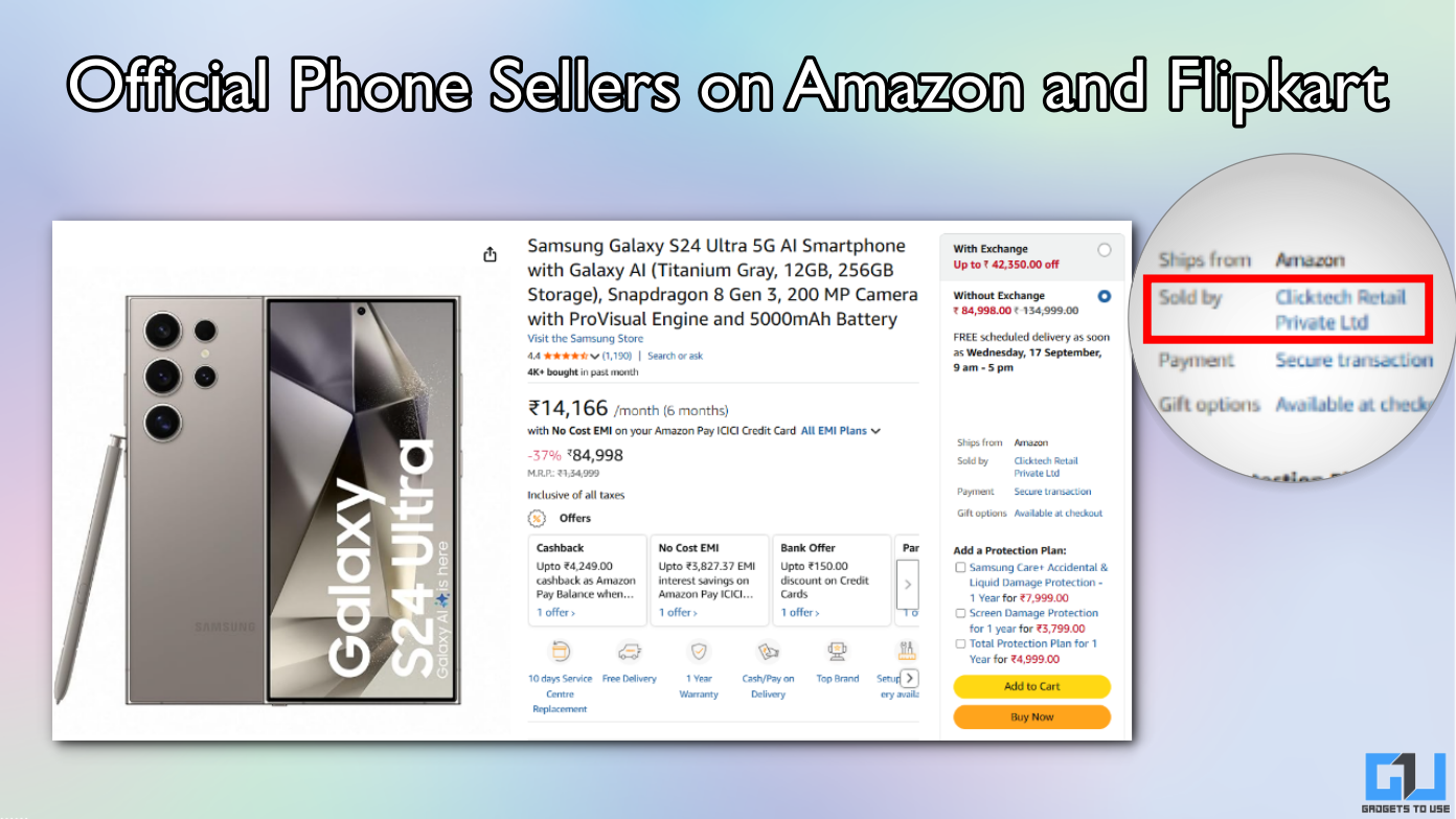 Lista oficjalnych sprzedawców na Amazon i Flipkart: Bądź bezpieczny przed odnowionymi telefonami