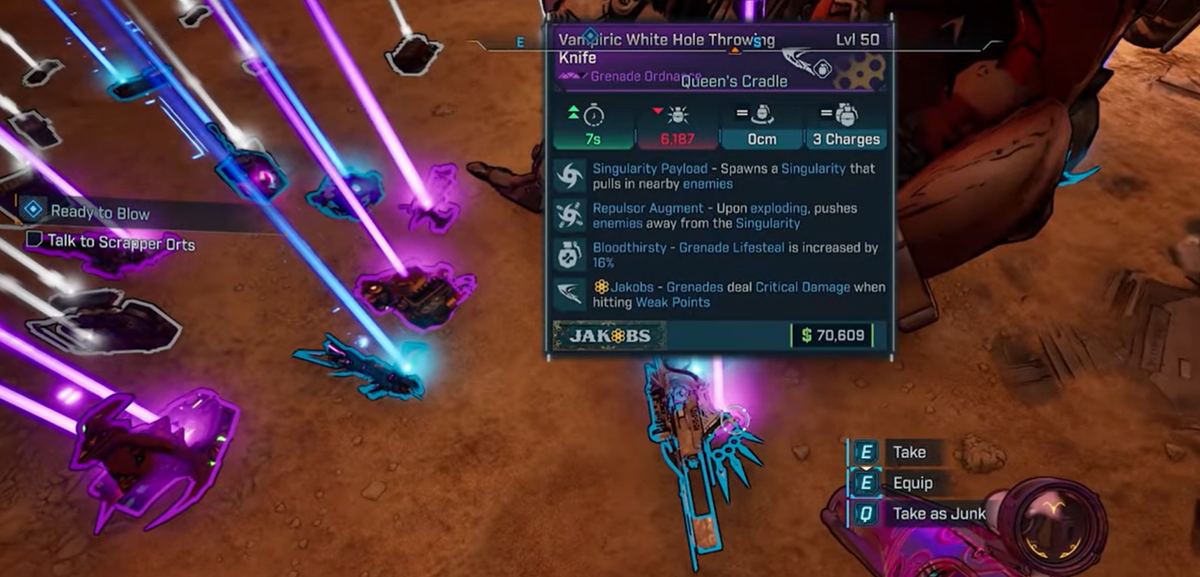 Házení nože do Borderlands 4: Průvodce krok za krokem