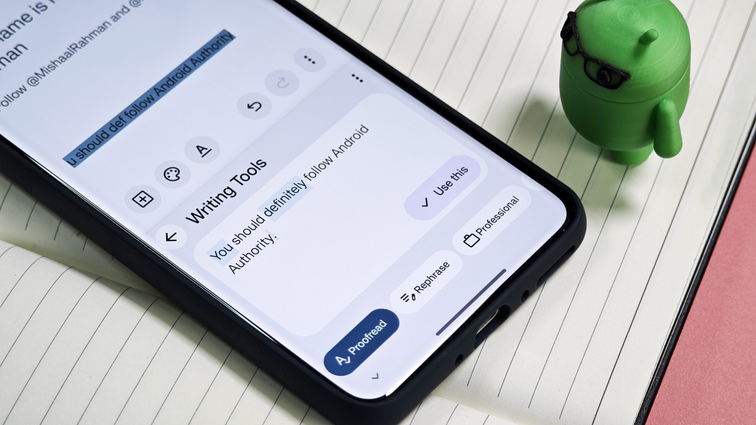 Das fortschrittliche Korrekturlesen von Gboard schleicht sich auf ein weiteres Pixel 