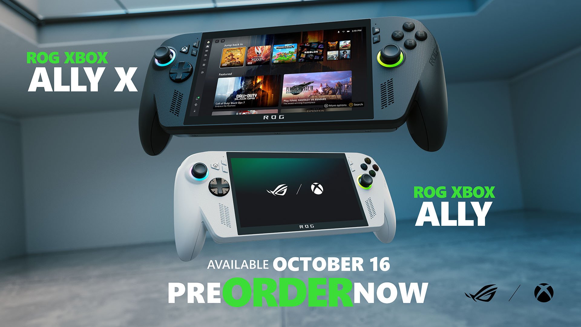 MicrosoftはRog Xbox Ally&Ally Xの価格を発表します。予約注文は今ライブになりました