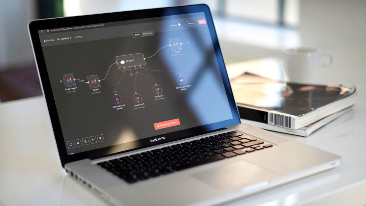 Questa automazione N8N gestisce la mia casella di posta Gmail senza che io sollevi un dito