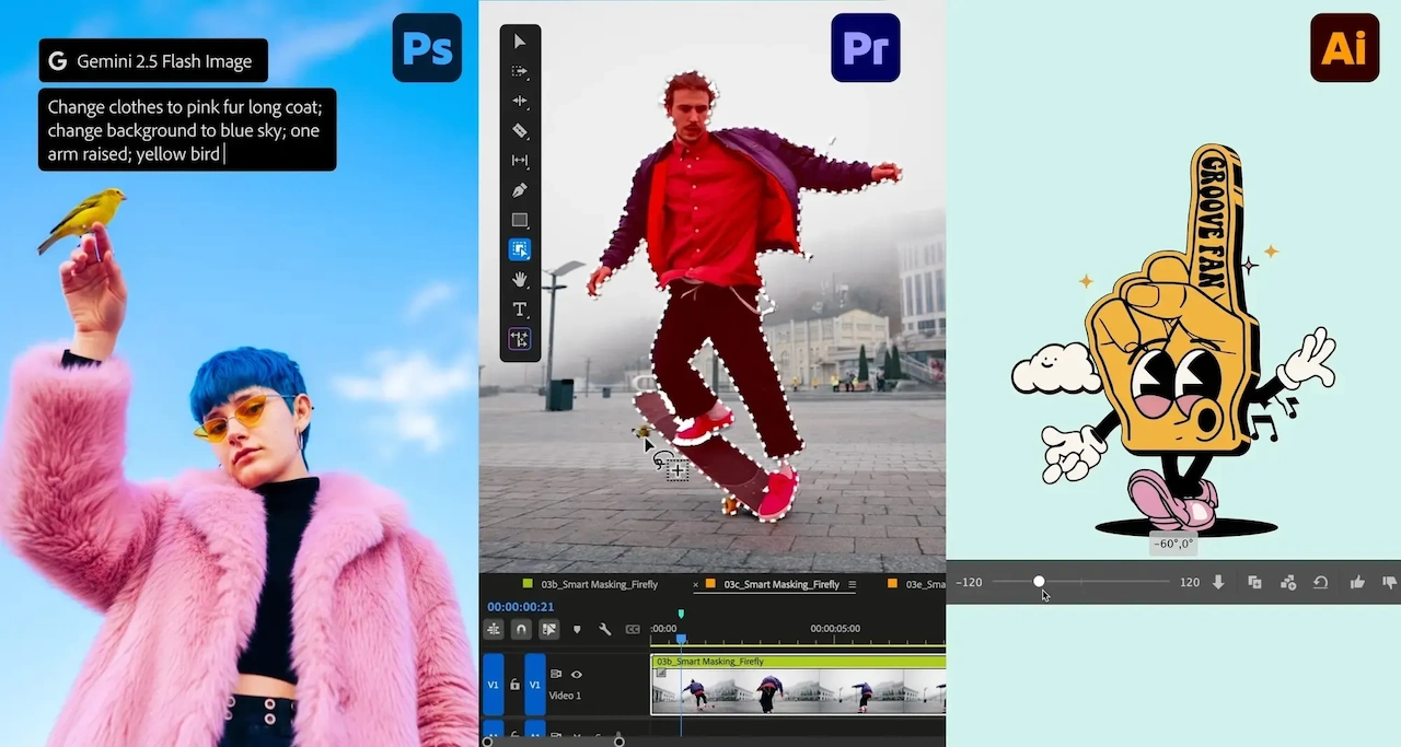 Adobe lancia il modello immagine Firefly 5 e importanti aggiornamenti AI per Photoshop e Premiere Pro mentre l'adozione da parte dei creatori aumenta vertiginosamente
