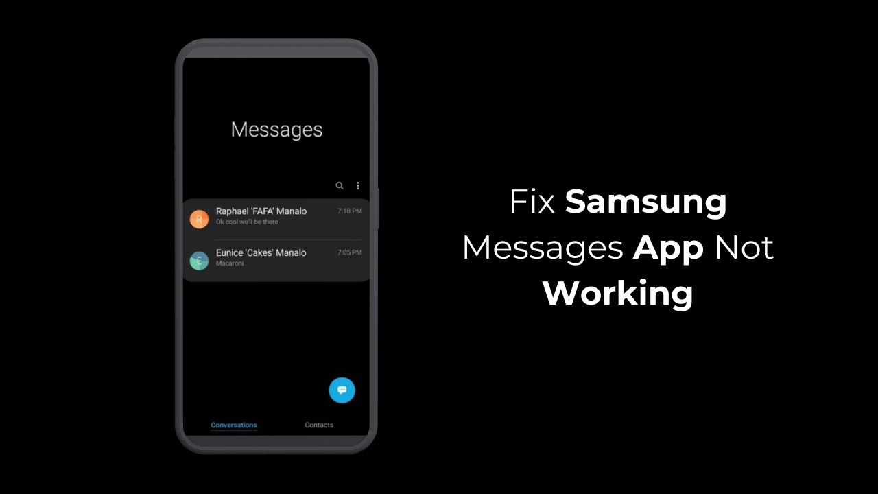 Samsung メッセージ アプリが動作しない場合それを修正する7つの方法