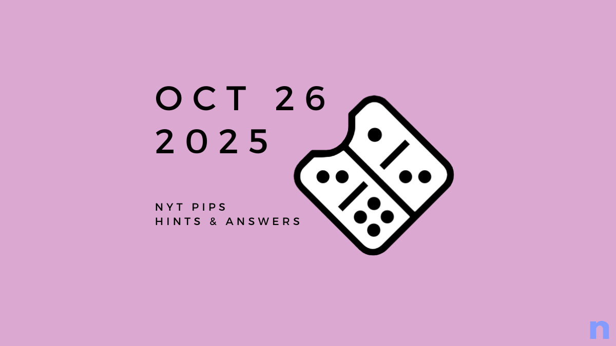 NYT Pips のハードヒントと解決策