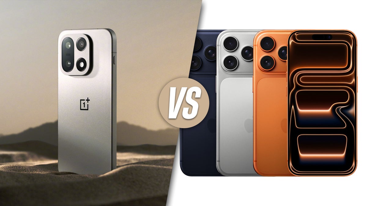 OnePlus 15 vs iPhone 17 Pro Max : différences attendues