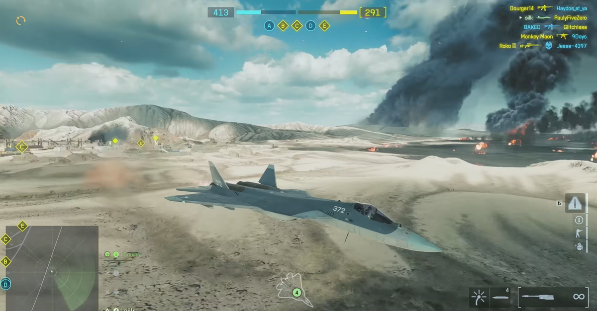 Come utilizzare Flick Look con i Jet sul controller in Battlefield 6