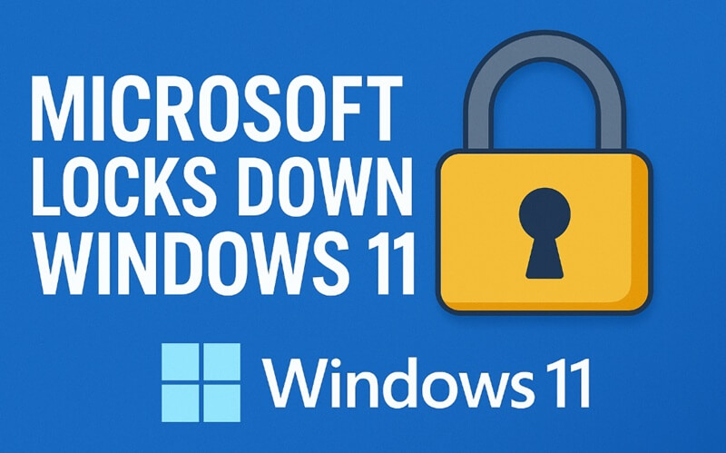 Windows 11 prohíbe las lagunas de la cuenta local para bien