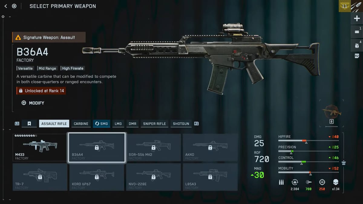 Lista de níveis de armas do Battlefield 6: as armas mais fortes para usar nesta temporada