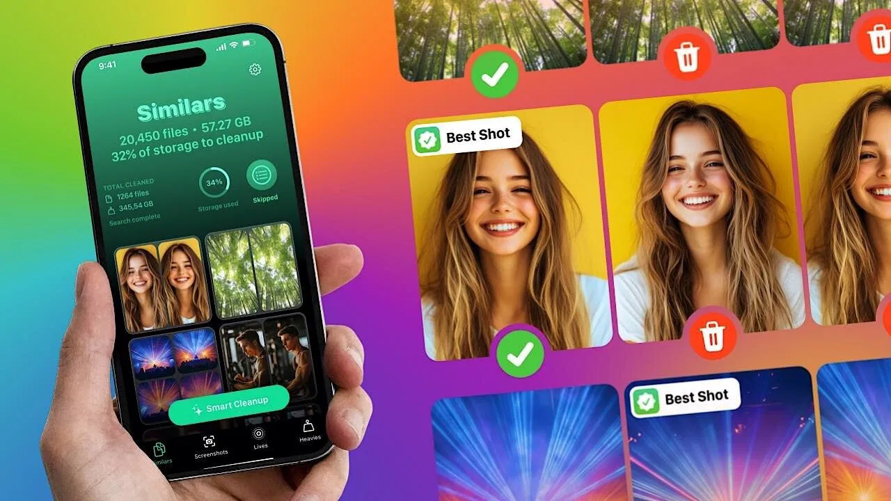 Αποθήκευση τηλεφώνου Πλήρης; Καθαρίστε το χώρο στο iPhone με έξυπνο καθαριστικό