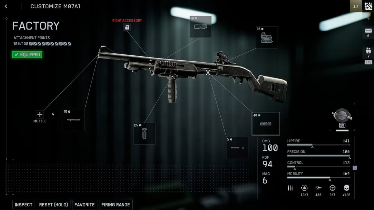 Construcción de escopeta de Battlefield 6: la guía de configuración definitiva para M87A1