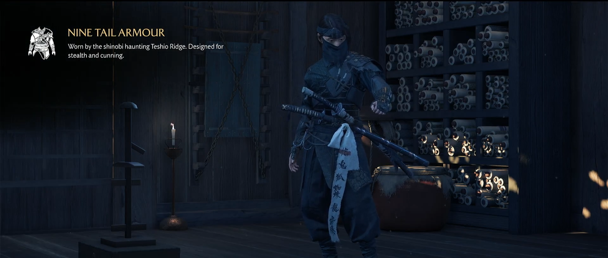 Come ottenere un fantasma di armature a nove coda di yotei