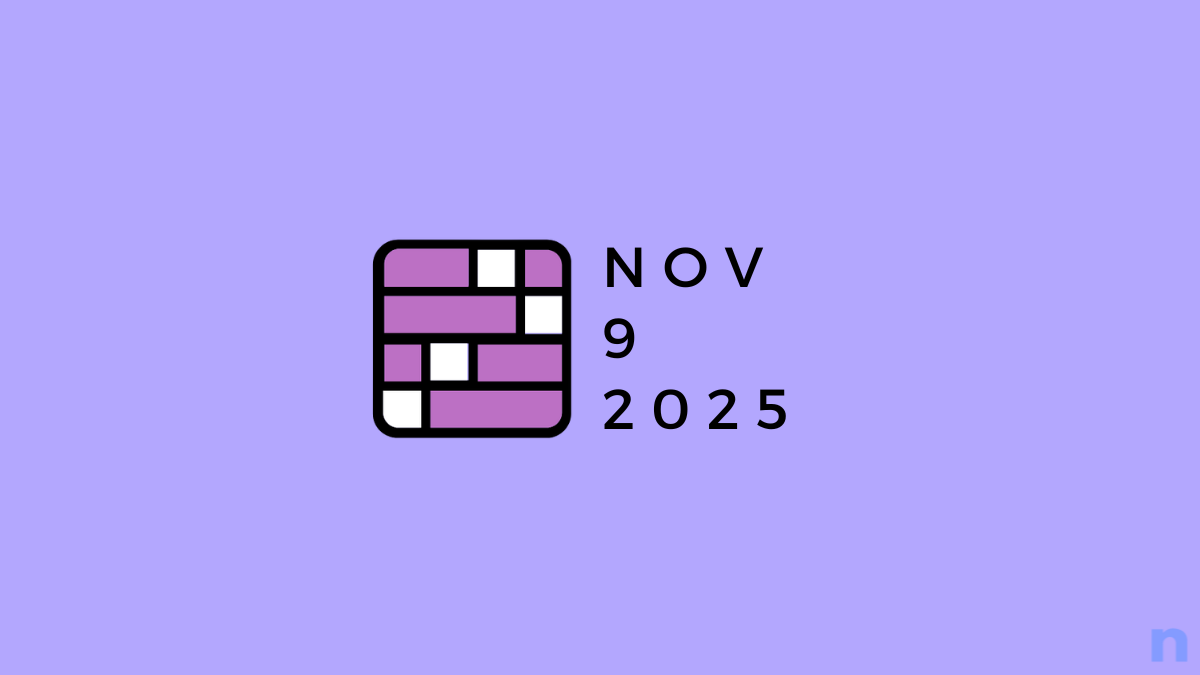 NYTコネクション: 2025年11月9日