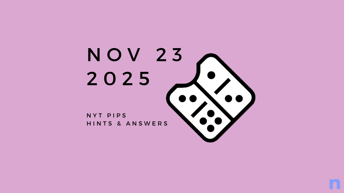 NYT Pips のハードヒントと解決策