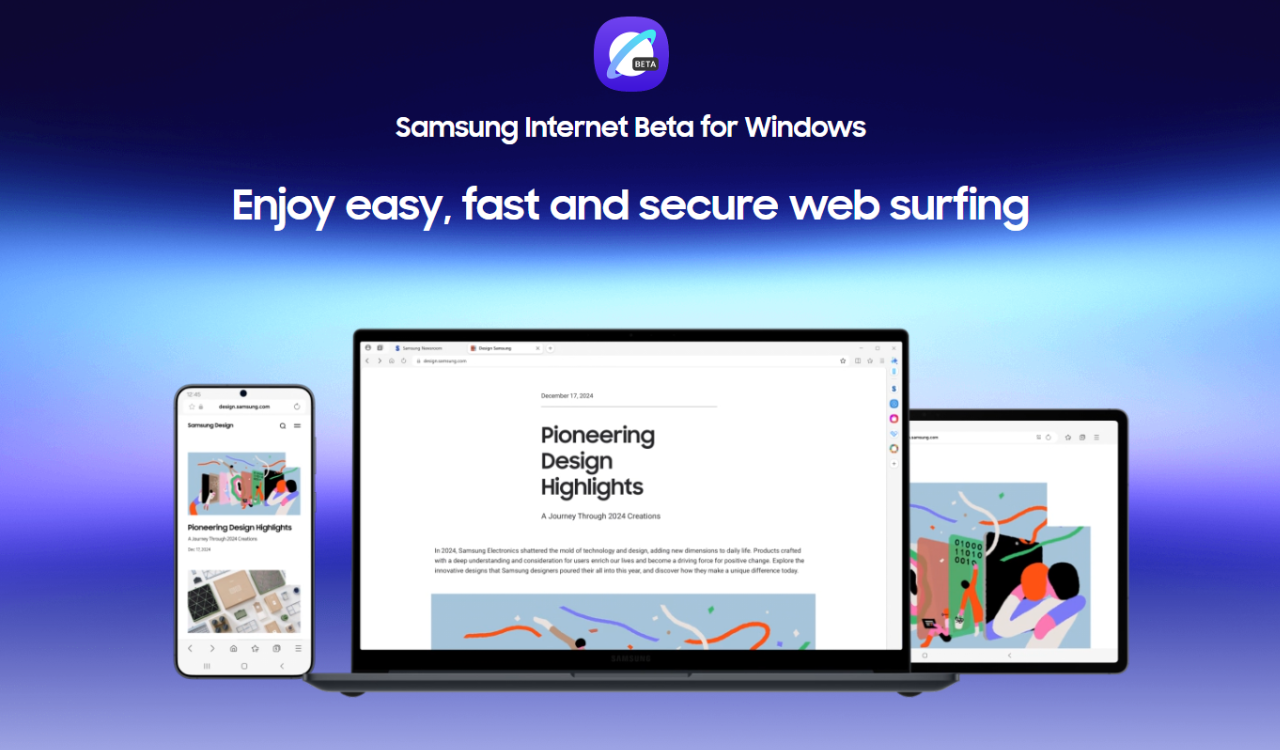 Samsung、Galaxy AI 機能を搭載したインターネット ブラウザを Windows PC に導入