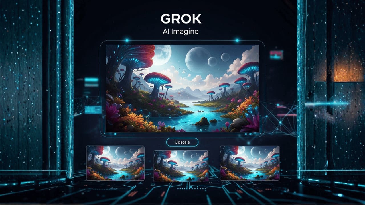 Grok Imagine で AI ビデオをアップスケールする方法