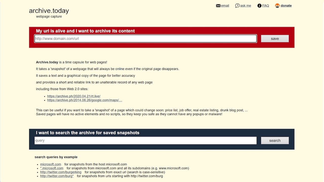 Archive.today: FBI wzywa rejestratora internetowego Tucowsa do zdemaskowania operatorów