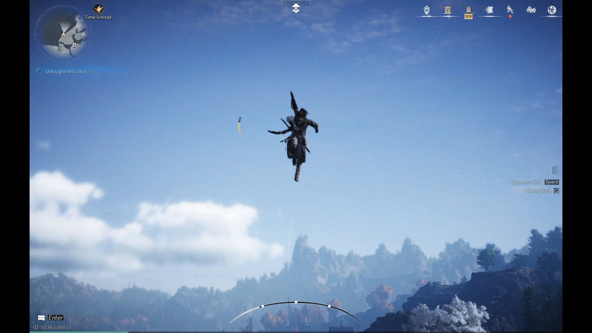 Donde se encuentran los vientos: ubicación del colgante Afterglow