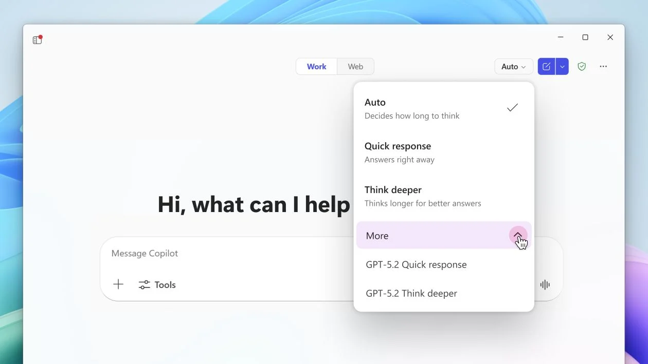 Az OpenAI új GPT-5.2 modellje már elérhető a Microsoft 365 Copilotban