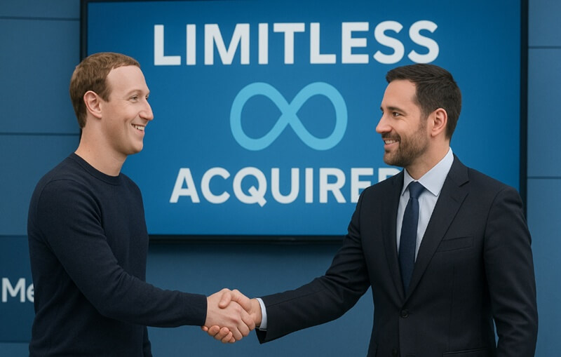 メタがAIウェアラブルスタートアップLimitlessを買収、スマートグラス開発を推進