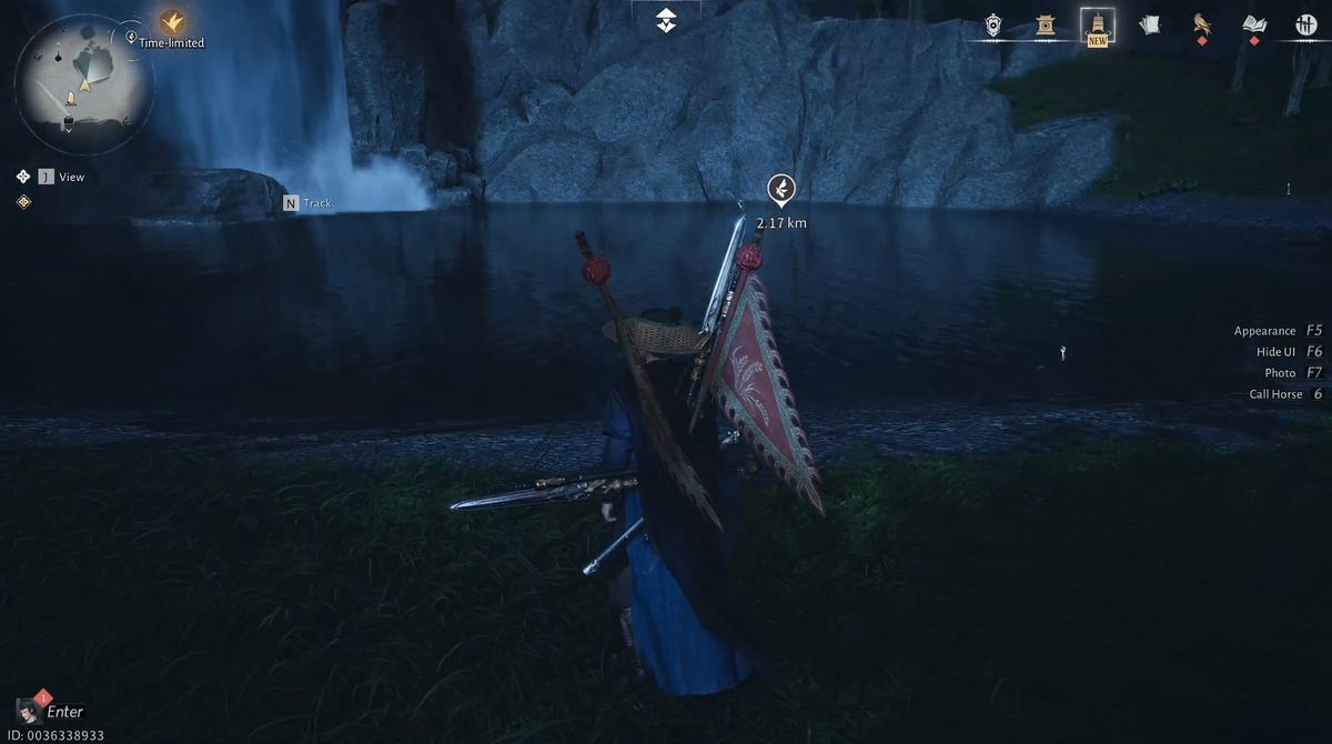 周囲を囲む湖の秘宝ウォークスルー