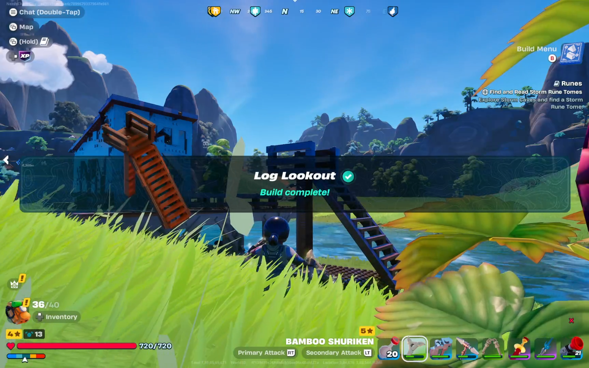 丸太展望台を建てよう