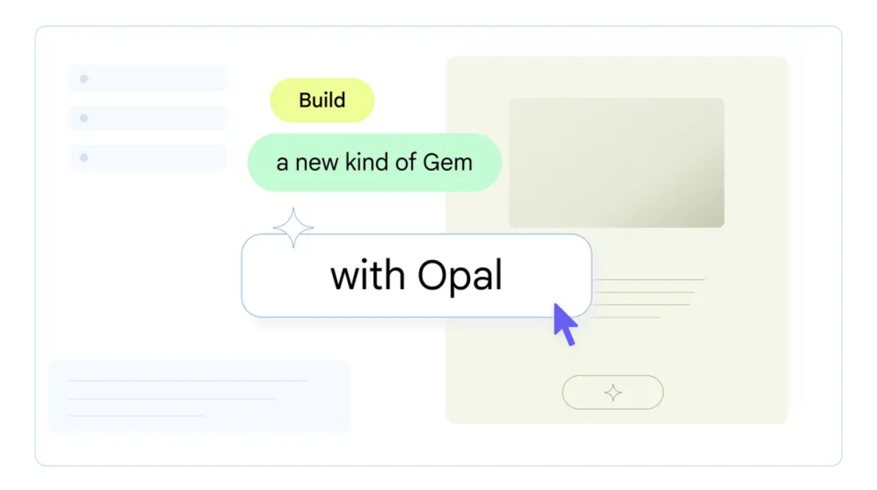 Google intègre l'outil de codage Opal Vibe dans l'application Web Gemini