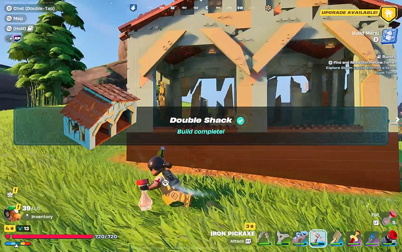 Postavte si dvojitou chatrč