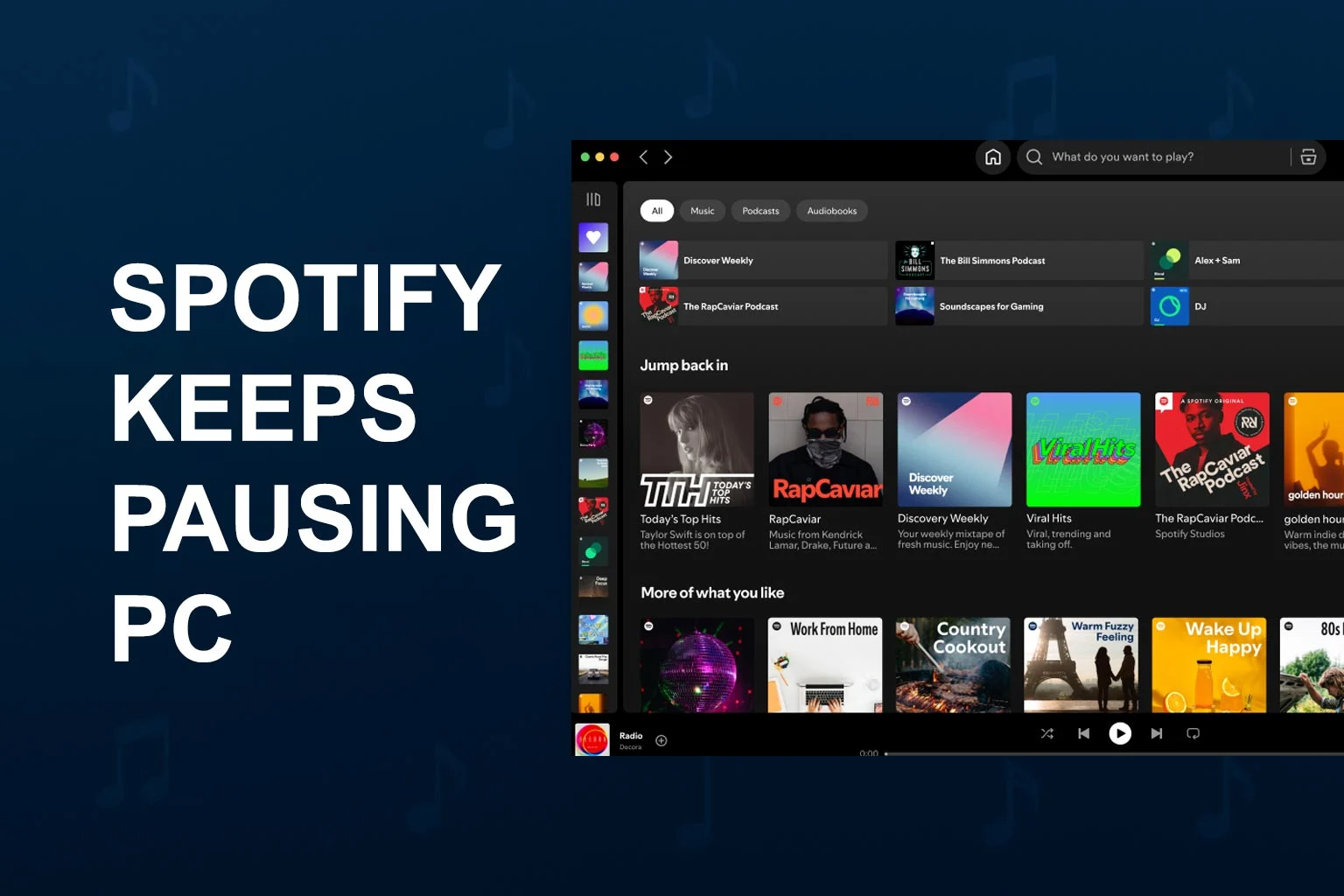 Warum Spotify auf dem PC immer wieder pausiert und wie man das Problem schnell beheben kann