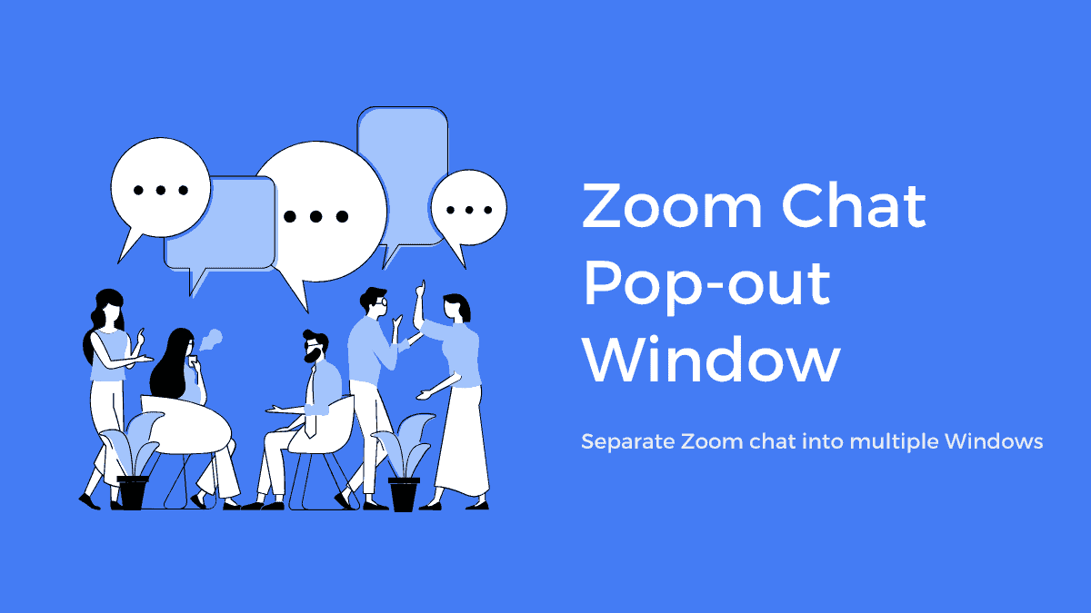 Cómo abrir una ventana de chat en Zoom