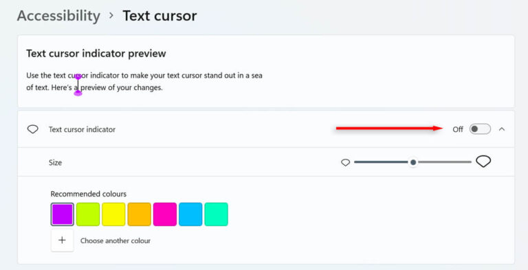 Cómo cambiar el cursor del mouse en Windows 11