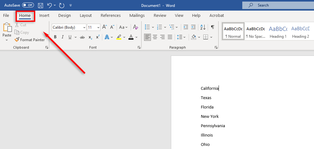 Cómo Ordenar Alfabéticamente Una Lista En Microsoft Word (Windows, Mac ...