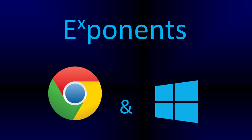 Como digitar expoentes em Chromebooks e PCs com Windows