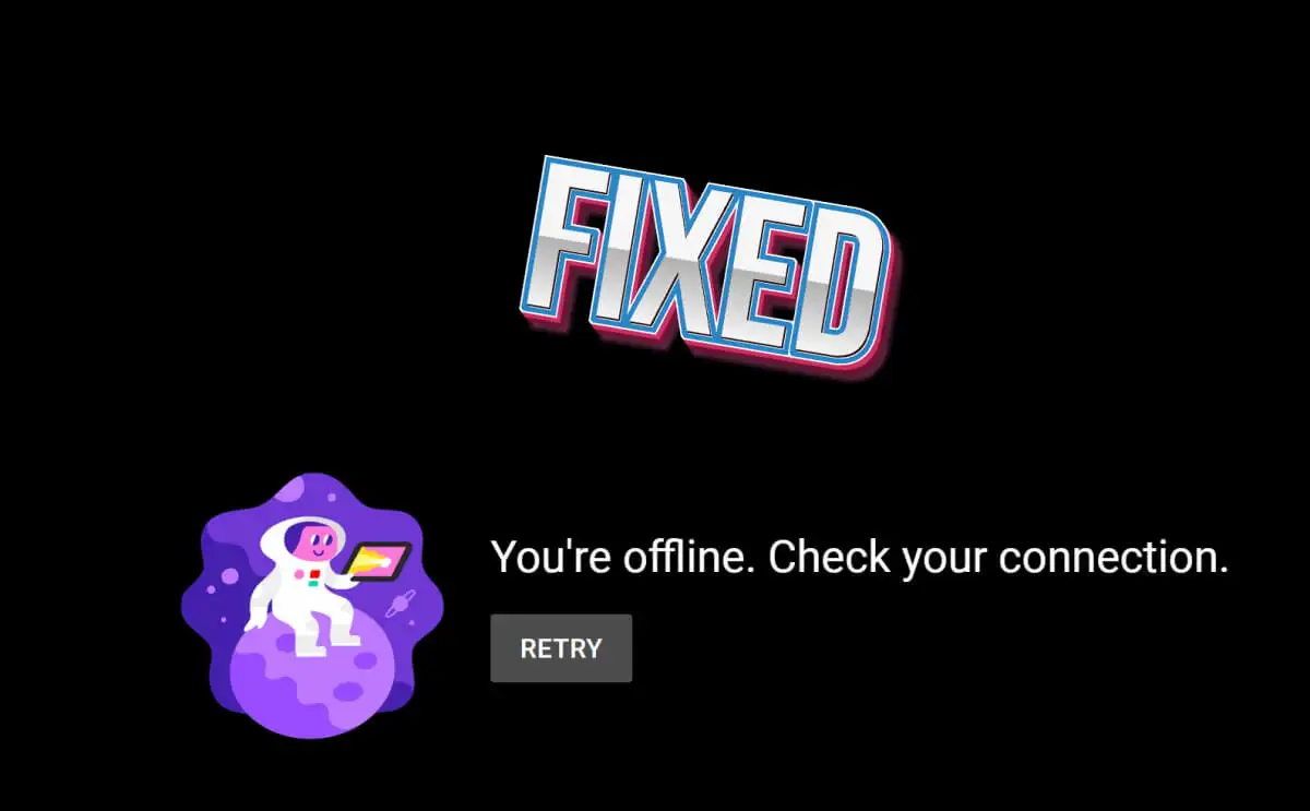 Hur man fixar YouTube "du är offline"