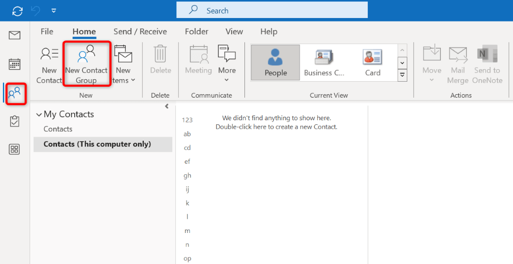 Cómo crear un grupo de correo electrónico en Outlook Tiempo de Frikis