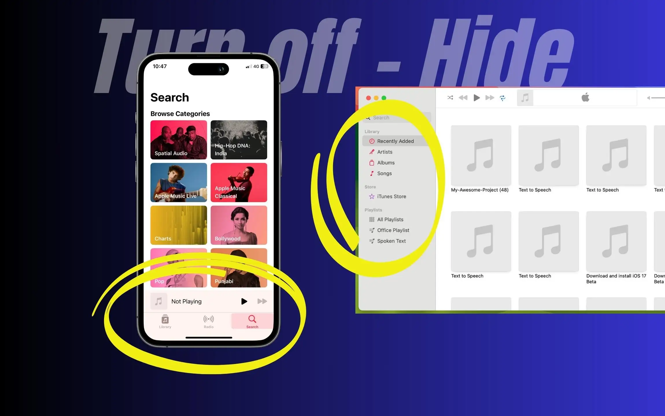 Comment désactiver Apple Music sur iPhone, iPad (iOS 18/17.6.1)