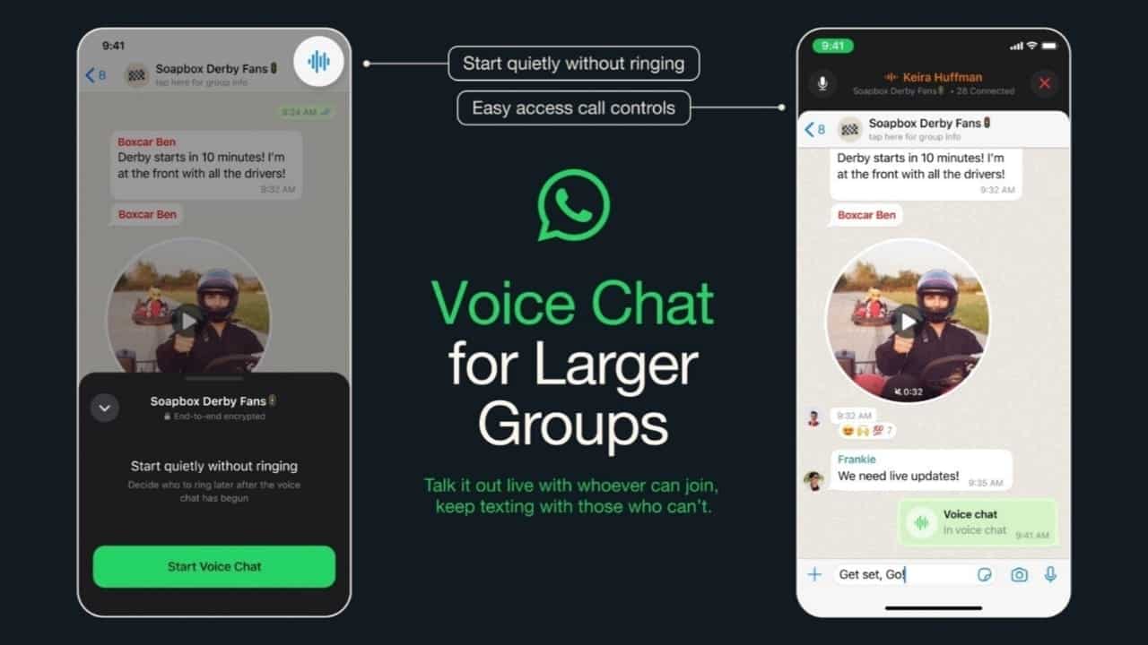 WhatsApp presenta nuevas funciones de chat de voz similares a Discord para usuarios de Android e iOS