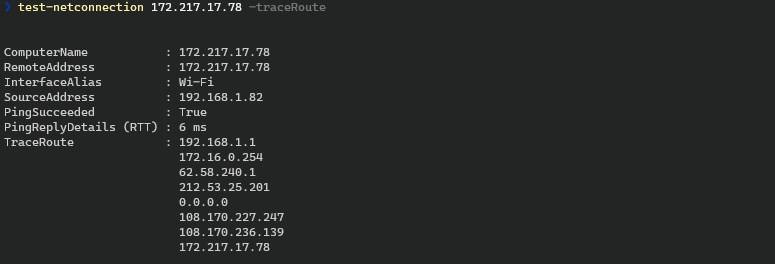 Cómo usar Test-NetConnection en PowerShell