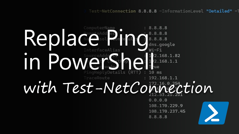 Cómo usar Test-NetConnection en PowerShell