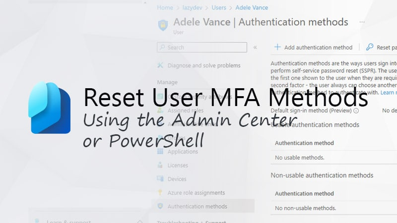 Como redefinir o MFA Office 365