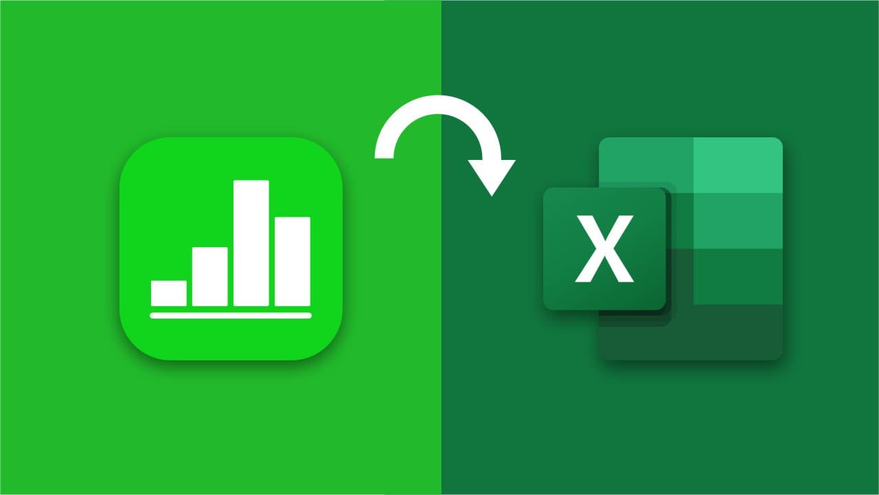 Hur man exporterar en Apple Numbers-fil till Microsoft Excel