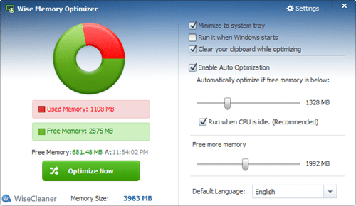 4 Optimizador de RAM gratuito efectivo para aumentar el rendimiento de su sistema de Windows